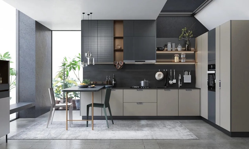 上海定制廚房櫥柜灶臺柜裝修